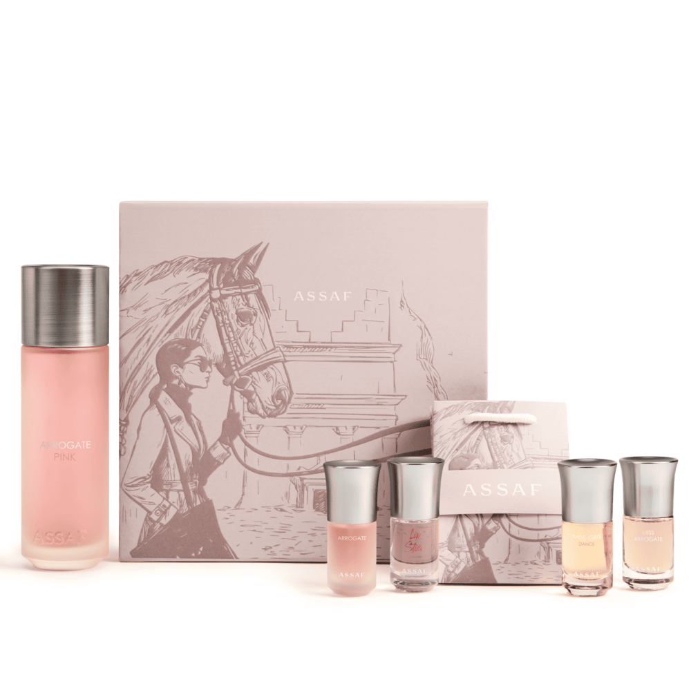 ASSAF Arrogate Pink Set - عطور عساف الأصلي