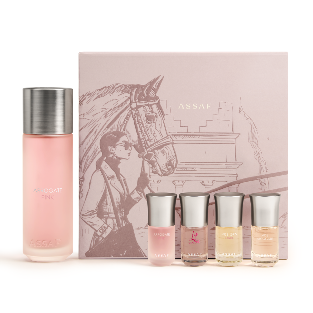 ASSAF Arrogate Pink Set - عطور عساف الأصلي
