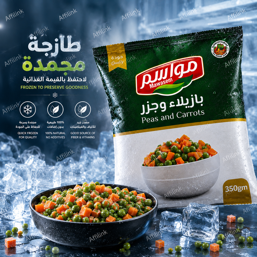 بازيلاء وجزر مجمدة – مواسم 350 جم