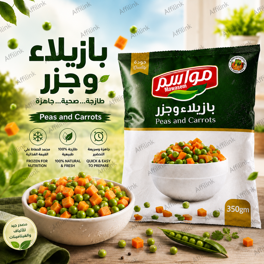 بازيلاء وجزر مجمدة – مواسم 350 جم
