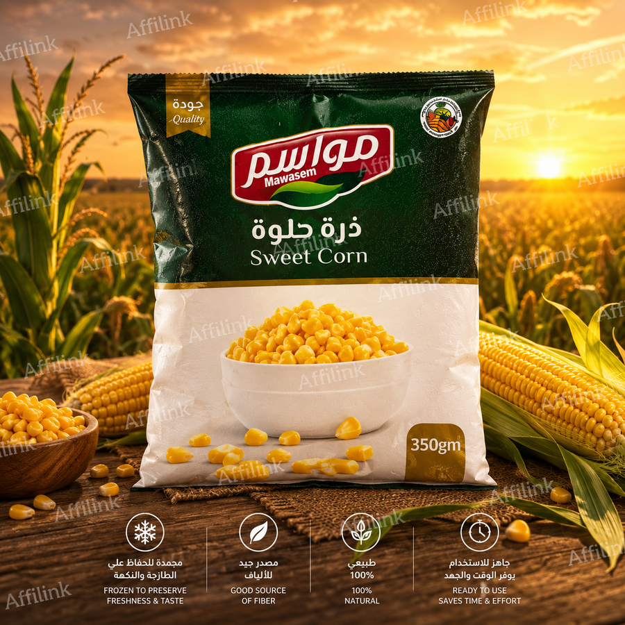 ذرة حلوة مجمدة – مواسم 350 جم