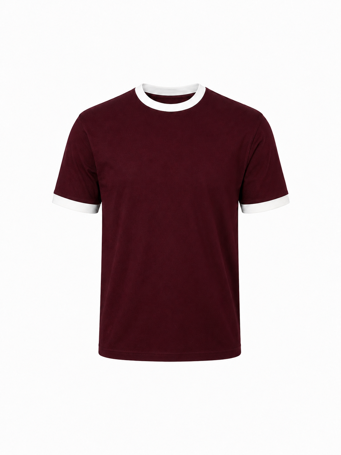 Ringer T-Shirt (Burgandy)