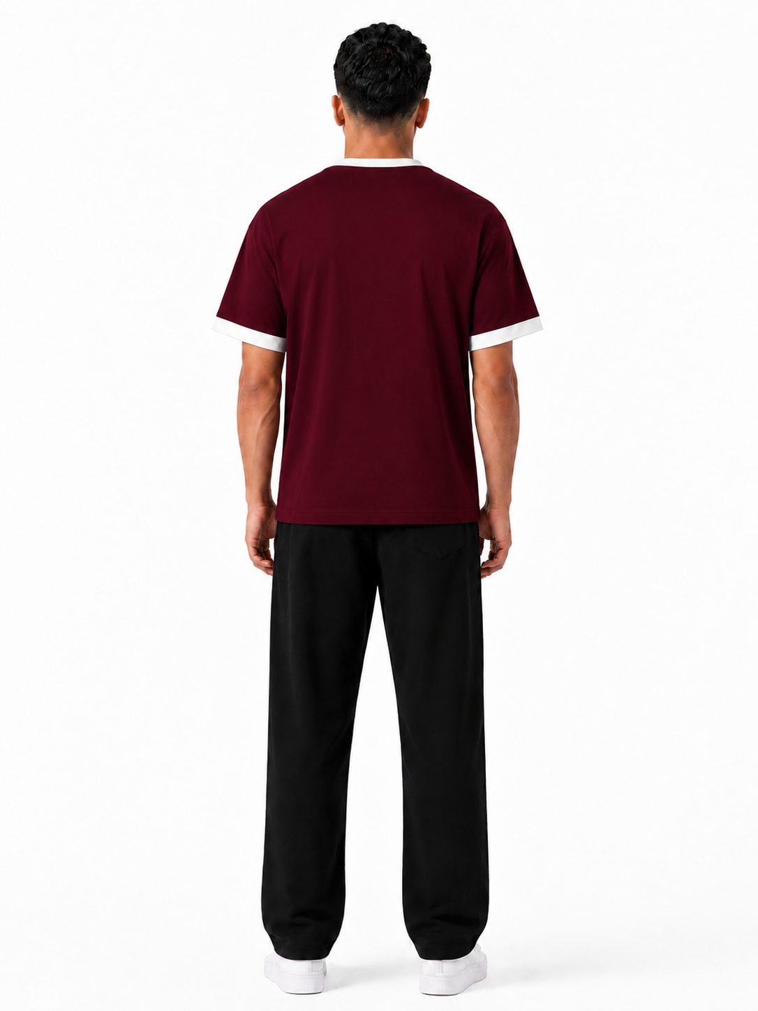 Ringer T-Shirt (Burgandy)