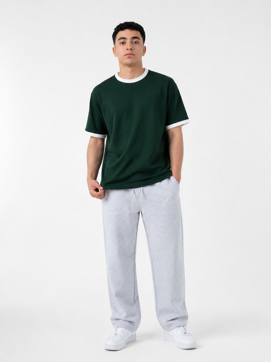 Ringer T-Shirt (Olive)