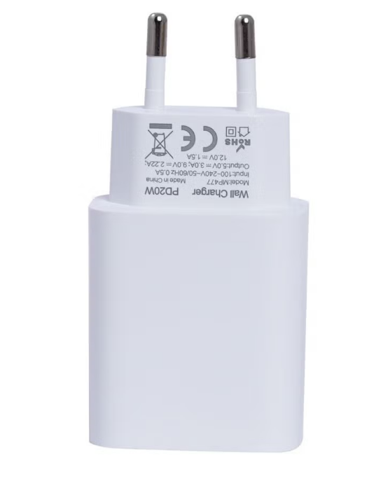 L'avvento PD Fast Charger Type-C 20W MP467 USB-C Wall Charger for iPhone, Samsung & Android Devices