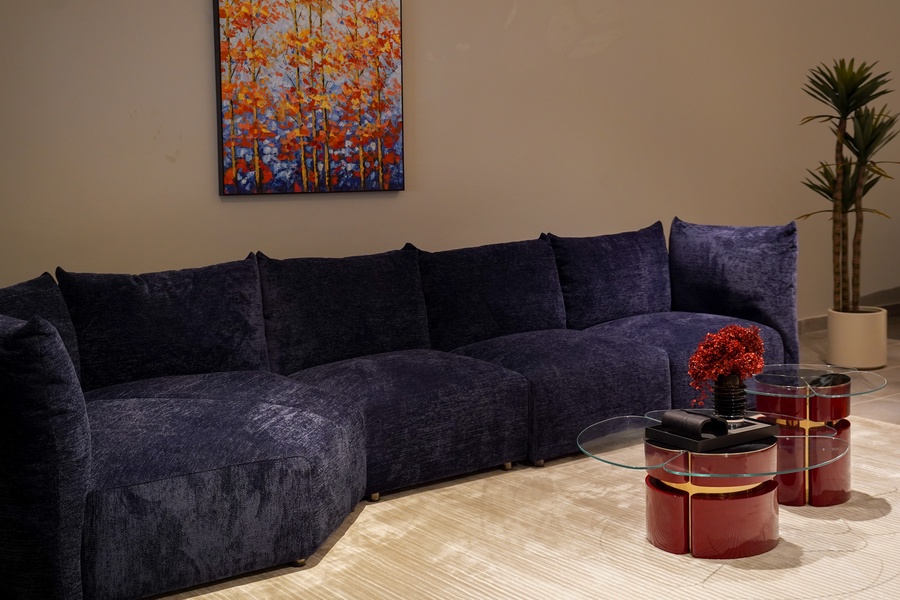 كنبة قماش ايطالي MINOTTI