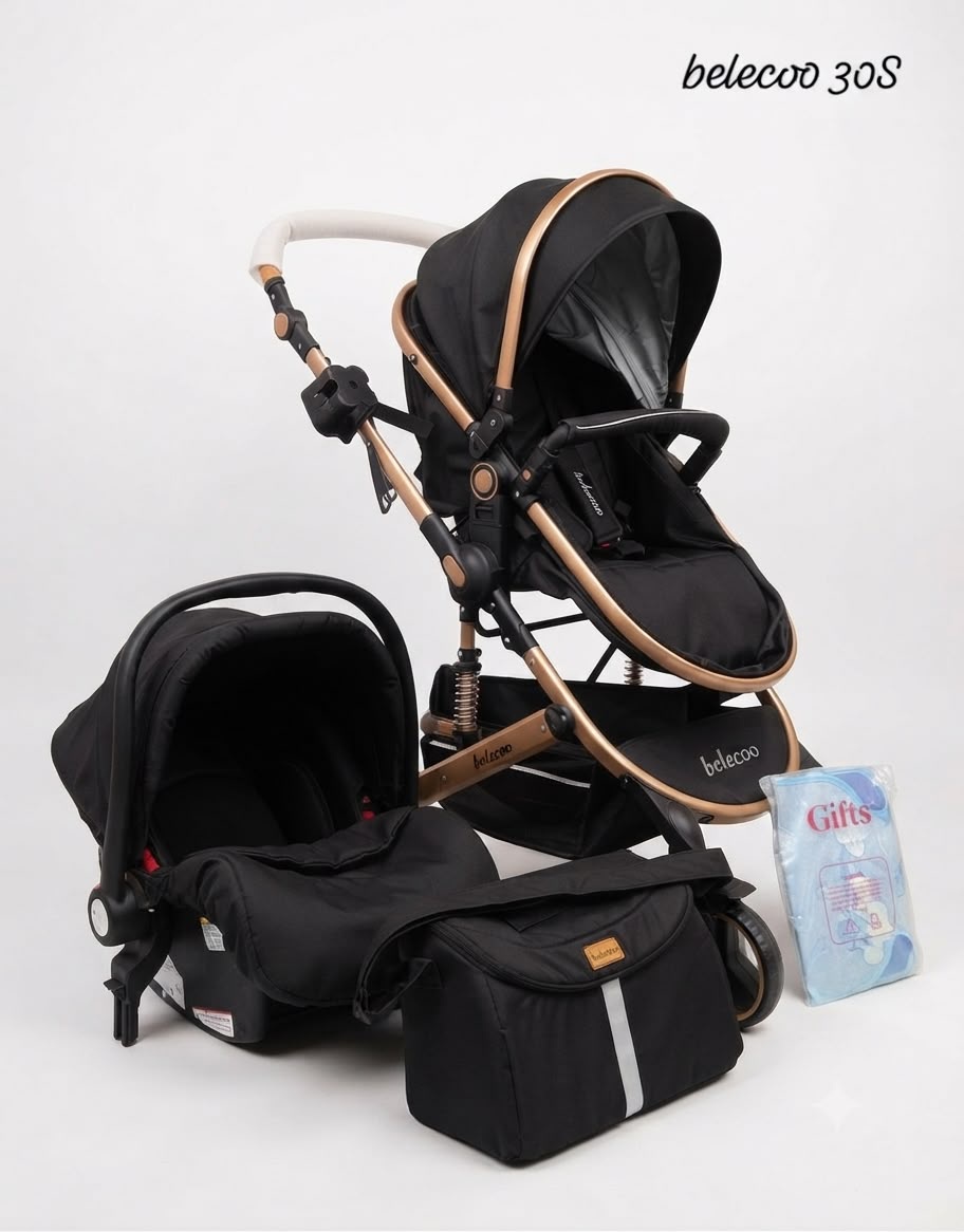 طقم عربة أطفال Belecoo 30S