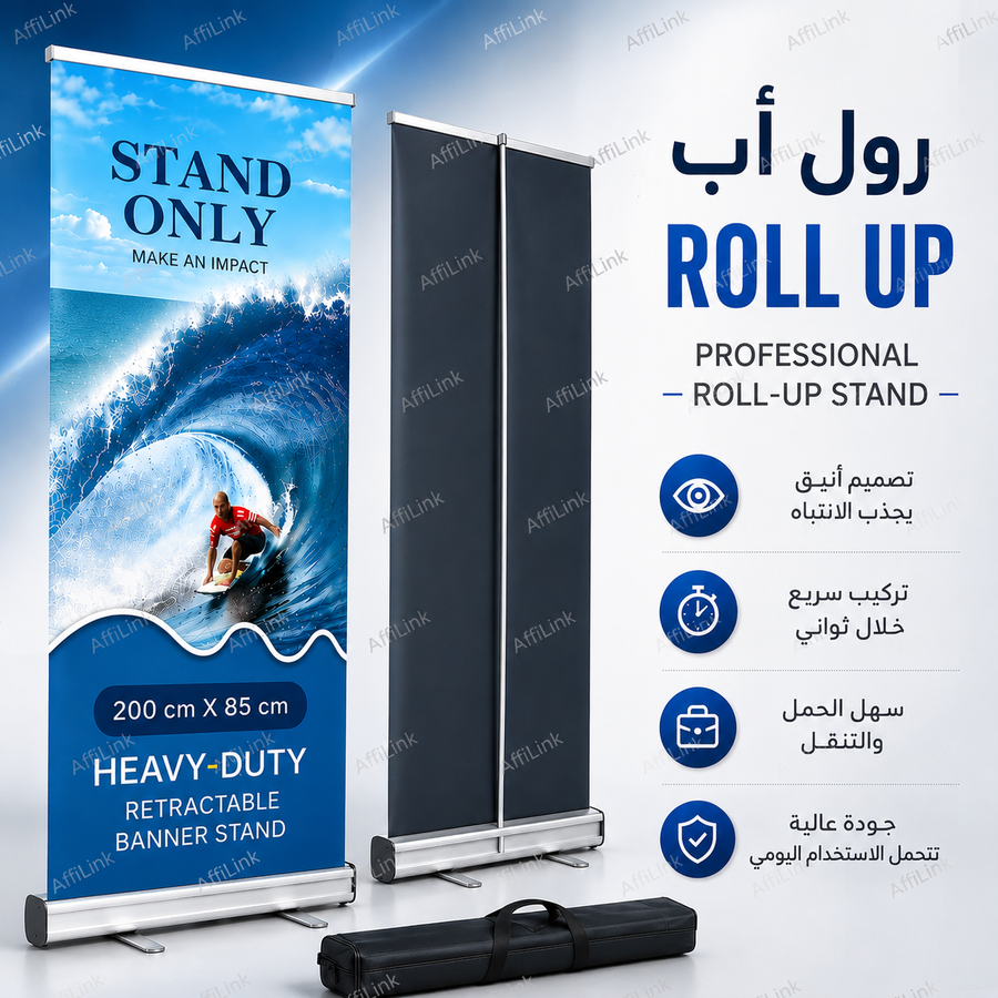 ستاند رول أب إعلاني