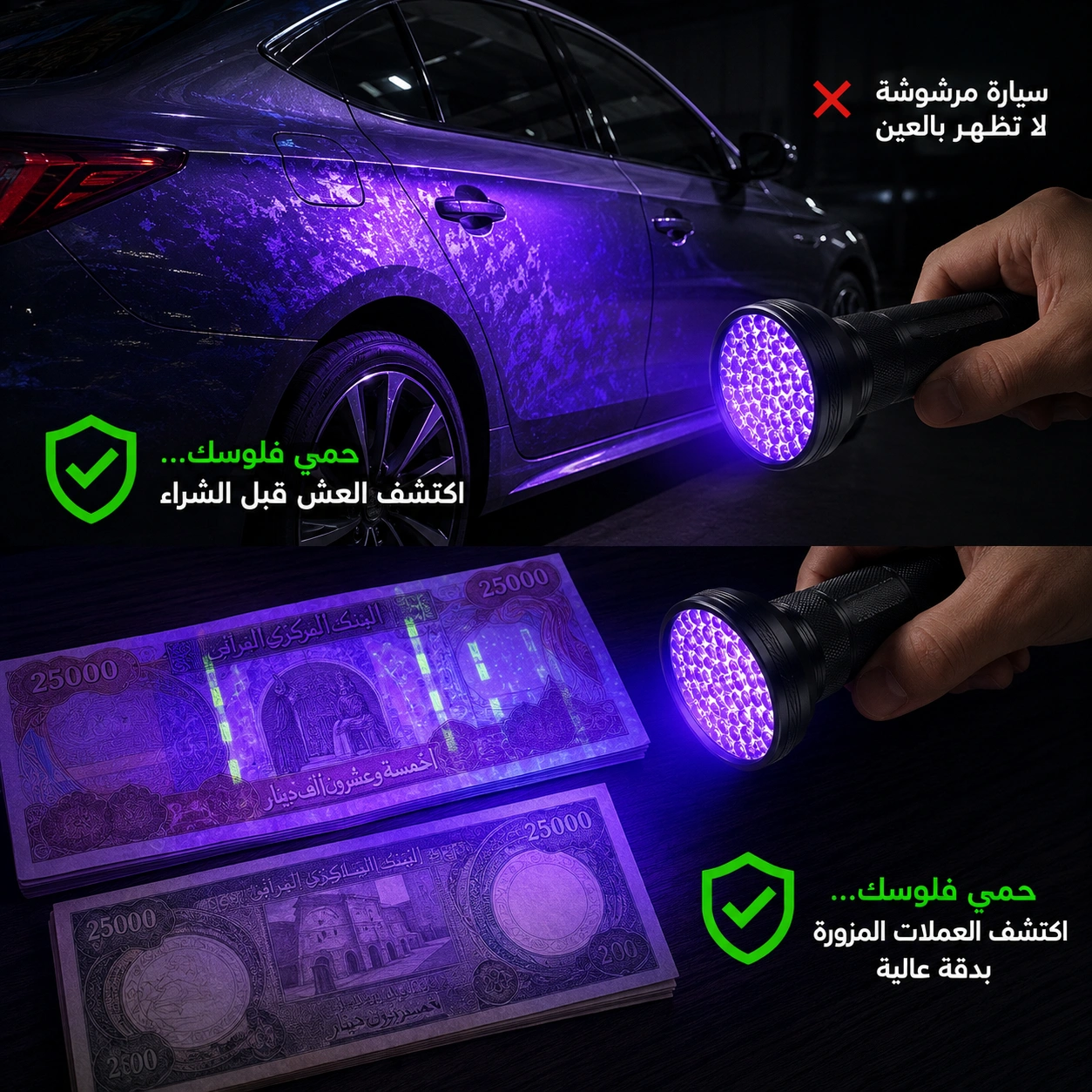 JEFFRY UV Torch Showcase