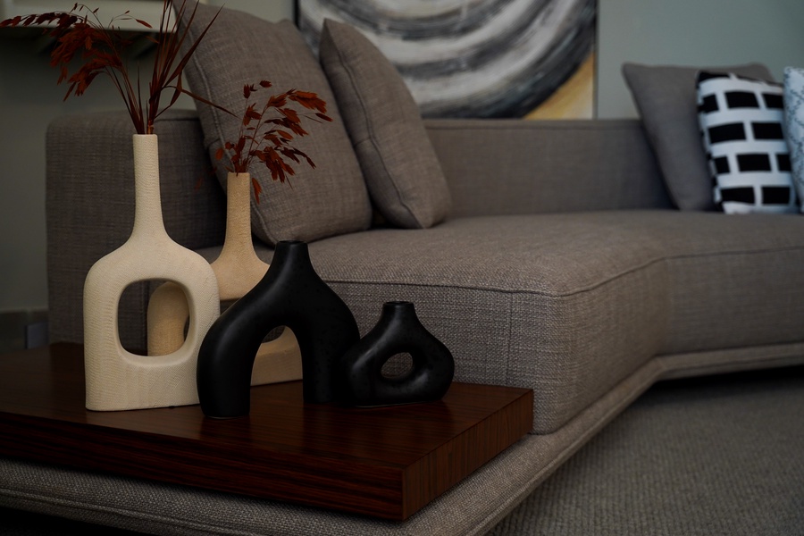 كنبة قماش ايطالي MINOTTI