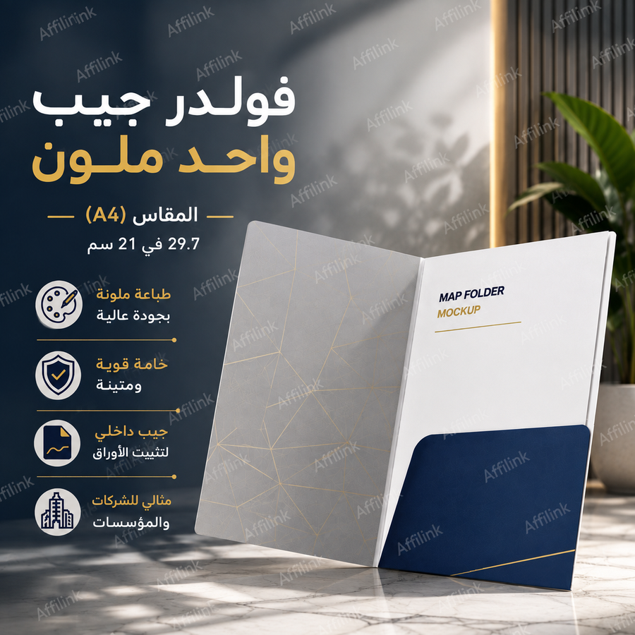فولدر جيب ملون