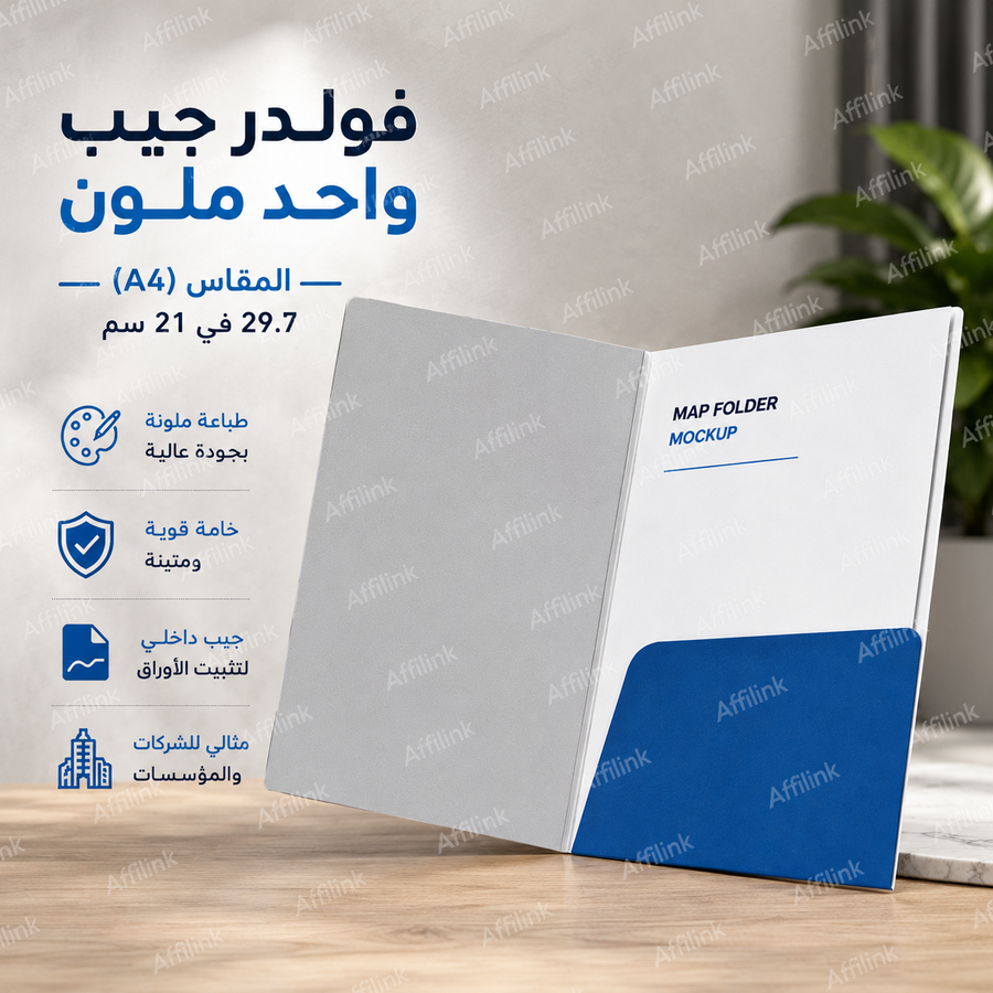 فولدر جيب ملون