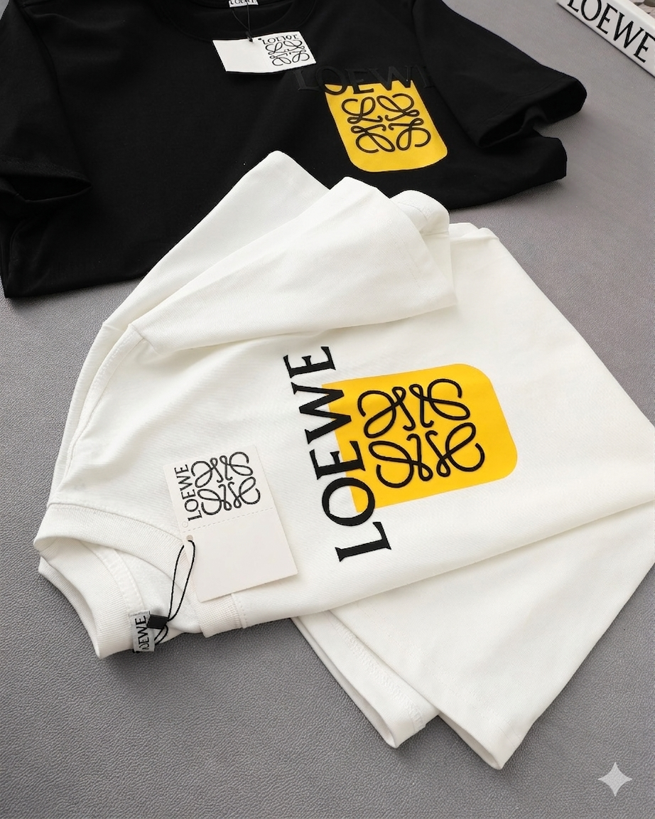تيشيرت Loewe بوليفار قطن 100% | خامة فاخرة للجنسين