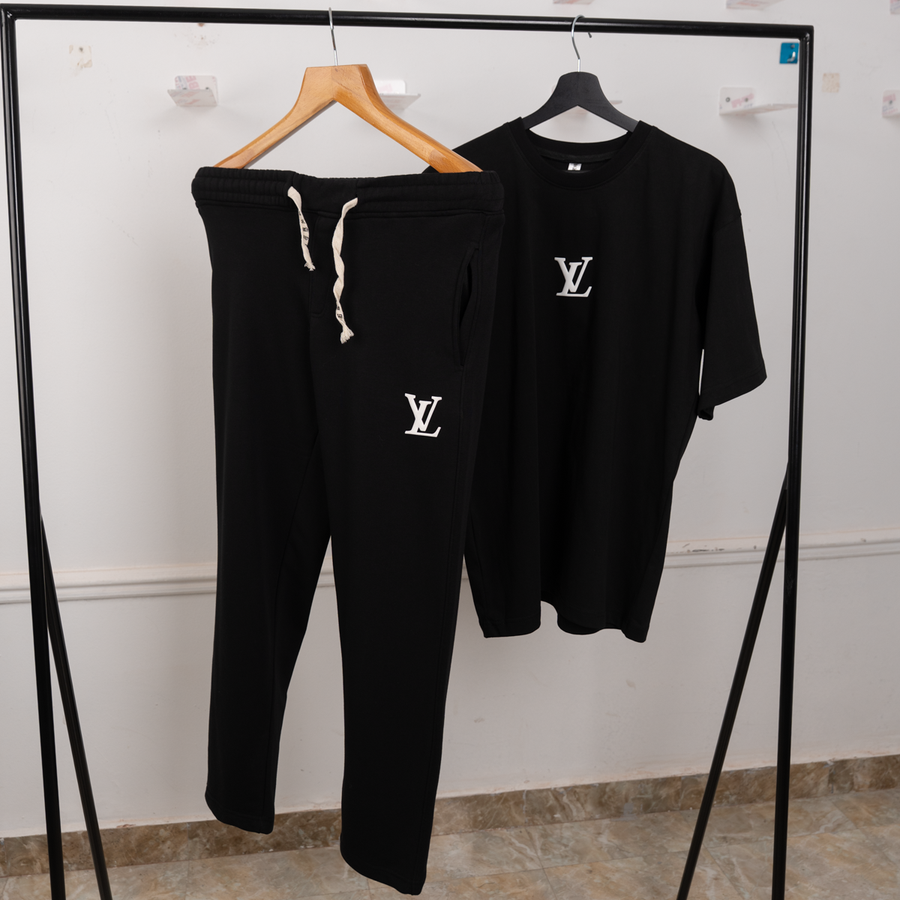 ترينج LV أوفر سايز Raa19 | قطن صيفي للجنسين