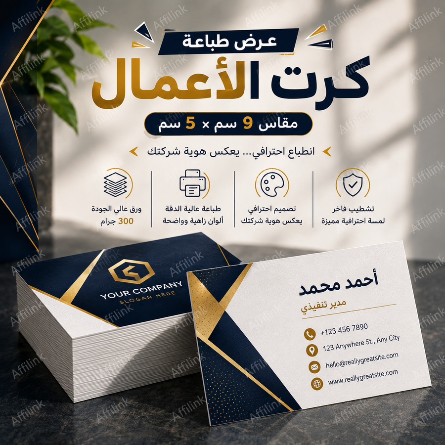 كرت أعمال احترافي