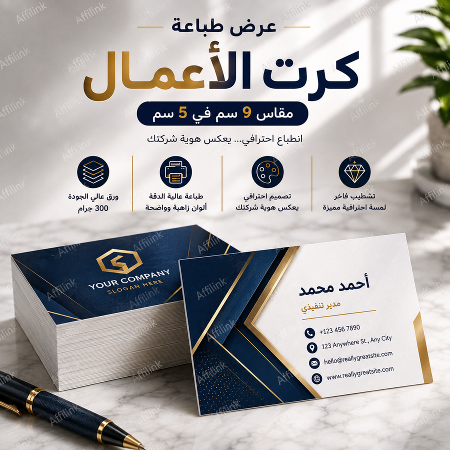 كرت أعمال احترافي