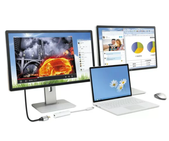 j5create JUA254 USB 3.0 to HDMI Multi-Monitor Adapter – Full HD 1080p External Display for Windows