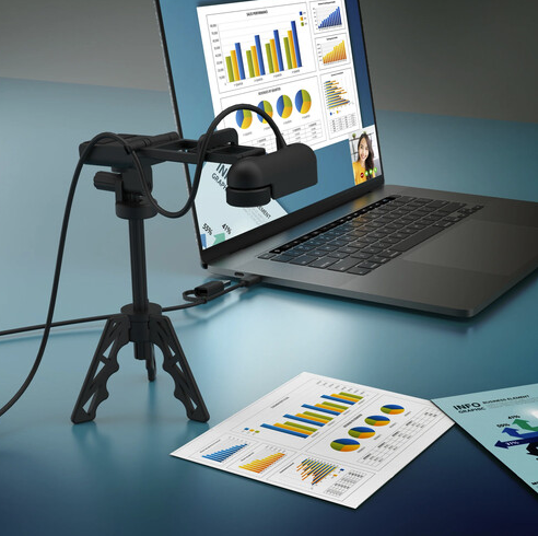 j5create JVU250 Full HD Webcam – 1080p USB Camera with Built-in Microphone for Video Calls & Streaming