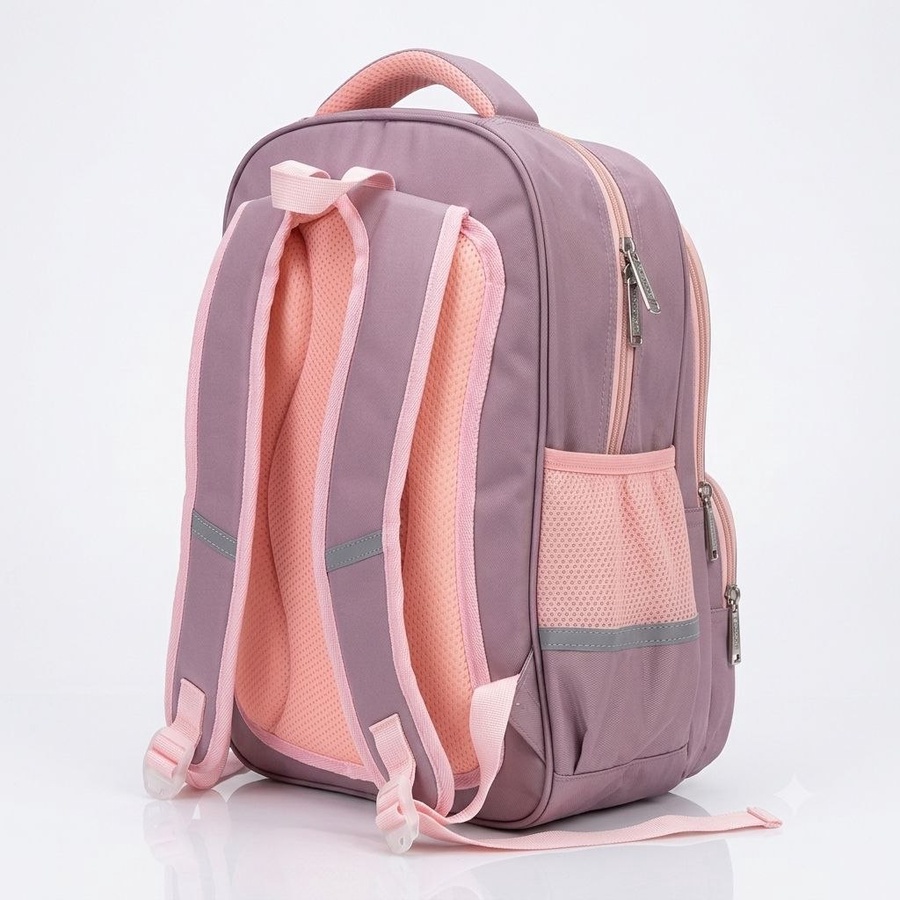شنطة مدرسة أطفال بناتي تصميم (Lovely Bunny) ووتر بروف مستوردة مع مقلمة هدية _ مقاس 17 - Classic | Demand & Beyond
