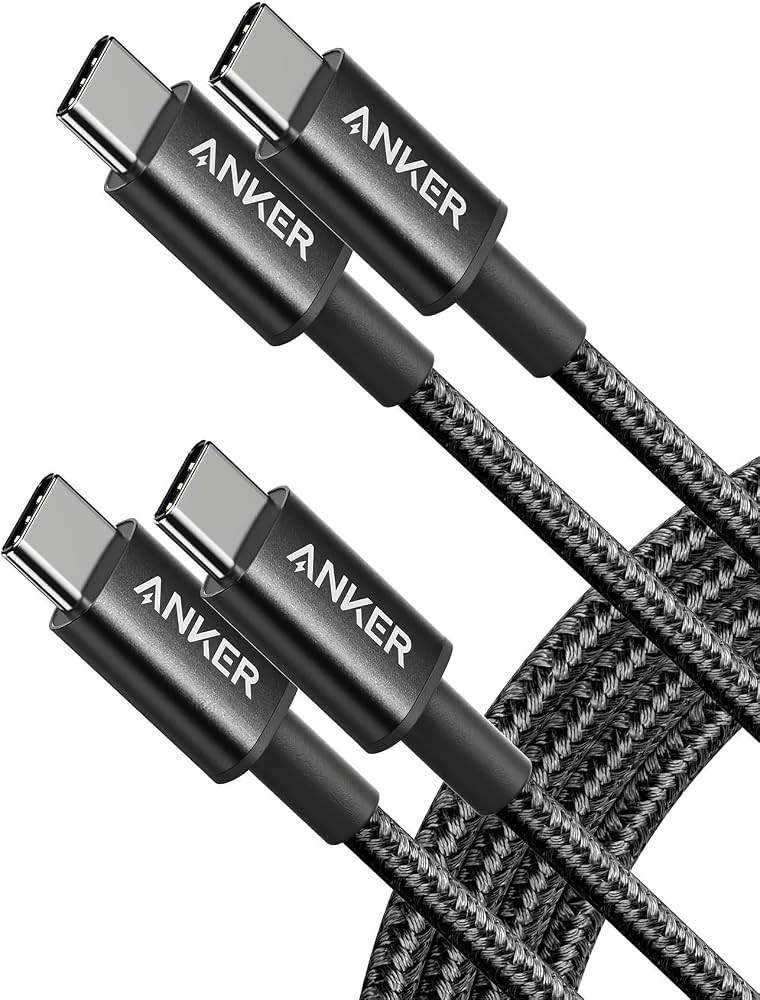 ANKER USB-C to USB-C 6ft 60W (ضمان18 شهر)