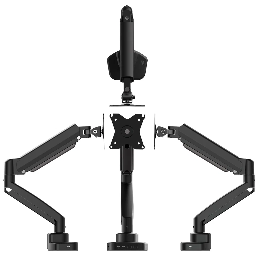 j5create JTSA301 Ergonomic Monitor Mount with Dock