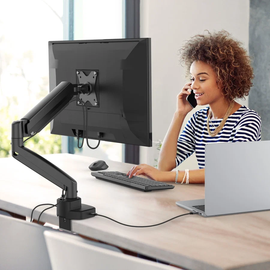 j5create JTSA301 Ergonomic Monitor Mount with Dock