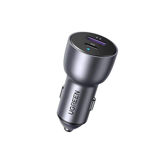 شاحن سيارة يوجرين بمنفذين بقوة 63 واط  -UGREEN Car Charger 2- PORT CHARGING 63W- EC701 (ضمان 24 شهر)