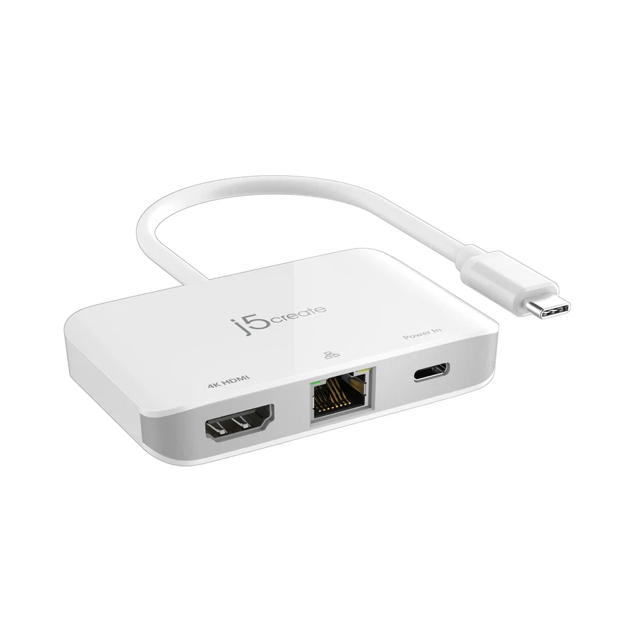 j5create JCA351 USB-C to 4K HDMI Ethernet Adapter