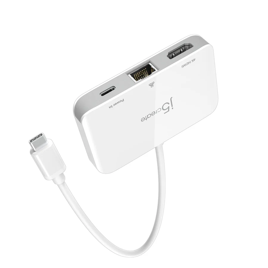j5create JCA351 USB-C to 4K HDMI Ethernet Adapter