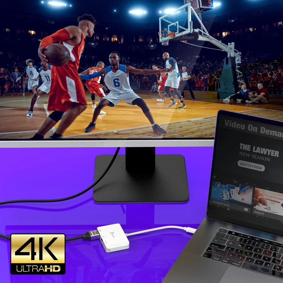 j5create JCA351 USB-C to 4K HDMI Ethernet Adapter