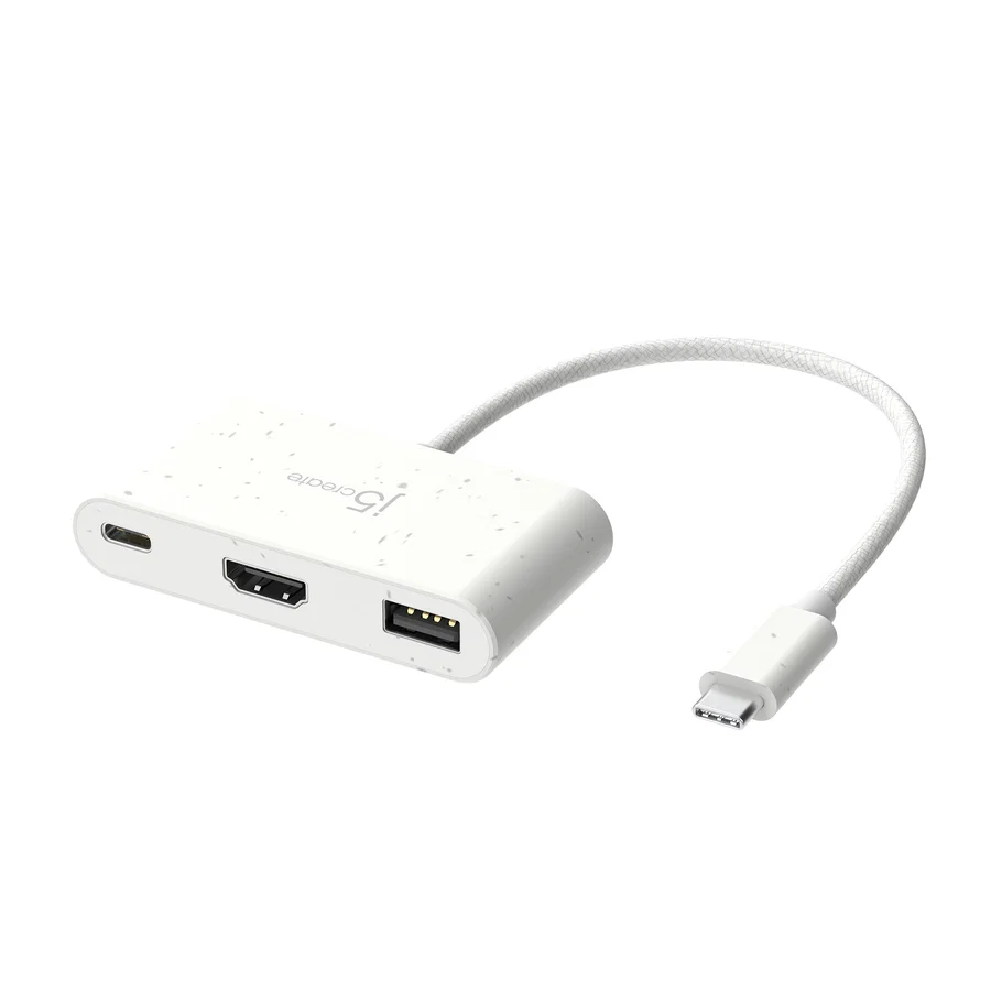 j5create JCA379EW USB-C to HDMI & USB Type-A with Power Delivery