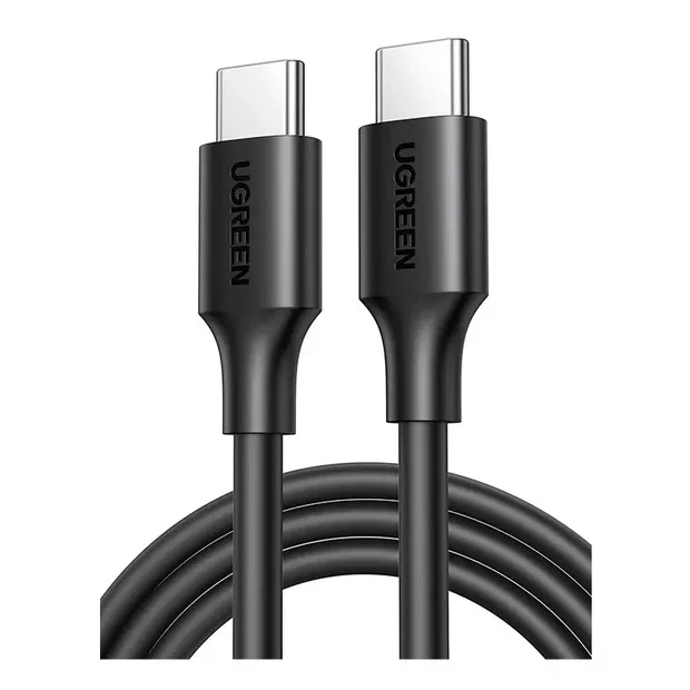 "كابل يوجرين تايب سي إلى تايب سي 2 متر 60 واط - UGREEN USB-C to USB-C 2M 60W- US286 (ضمان 24شهر)