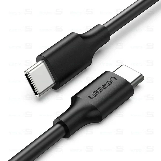 "كابل يوجرين تايب سي إلى تايب سي 2 متر 60 واط - UGREEN USB-C to USB-C 2M 60W- US286 (ضمان 24شهر)