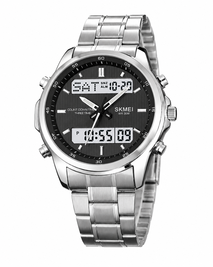 SKMEI Chronograph – Silver