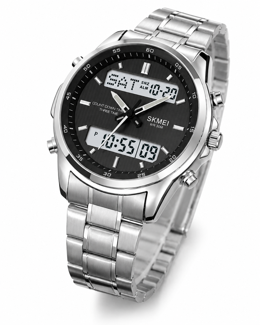 SKMEI Chronograph – Silver