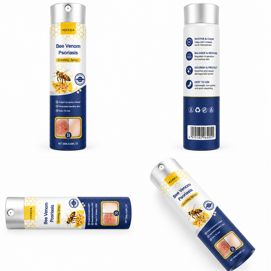 بخاخ HOUKEA بسم النحل للعناية وتهدئة البشرة - Bee Venom Skin Soothing Spray - 20 مل