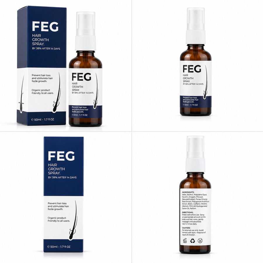 بخاخ FEG Plus لإنبات وتقوية الشعر - Hair Growth Spray - 50 مل