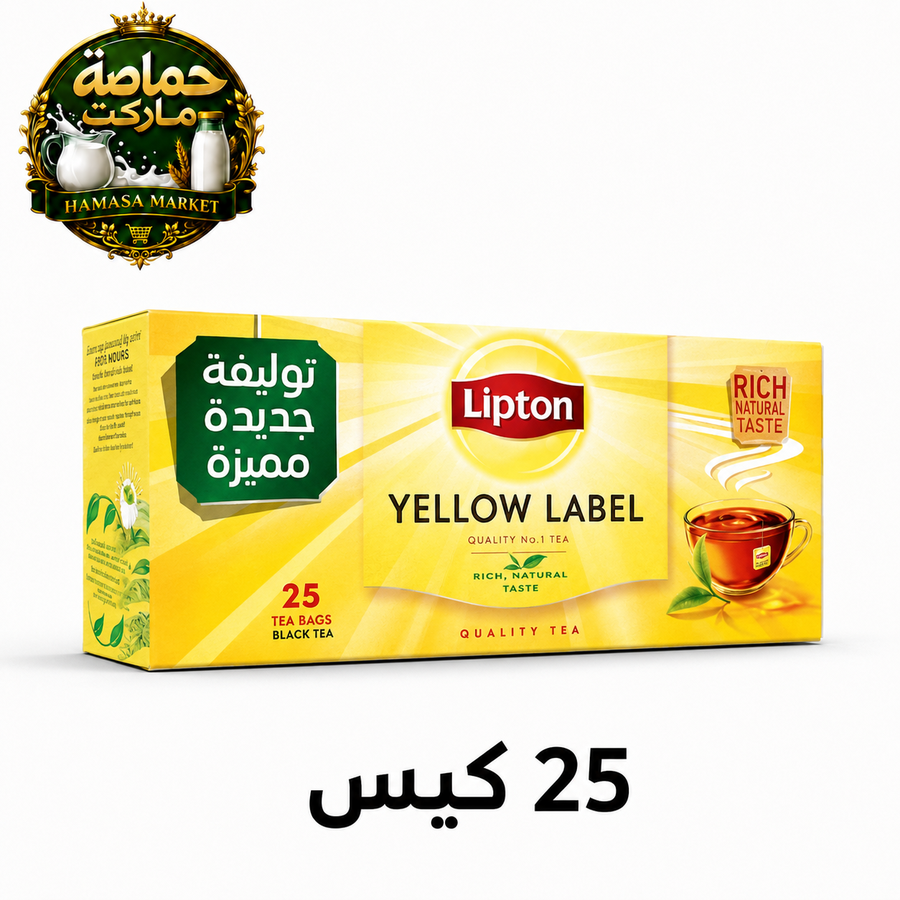 ليبتون شاي اسود - 25 كيس