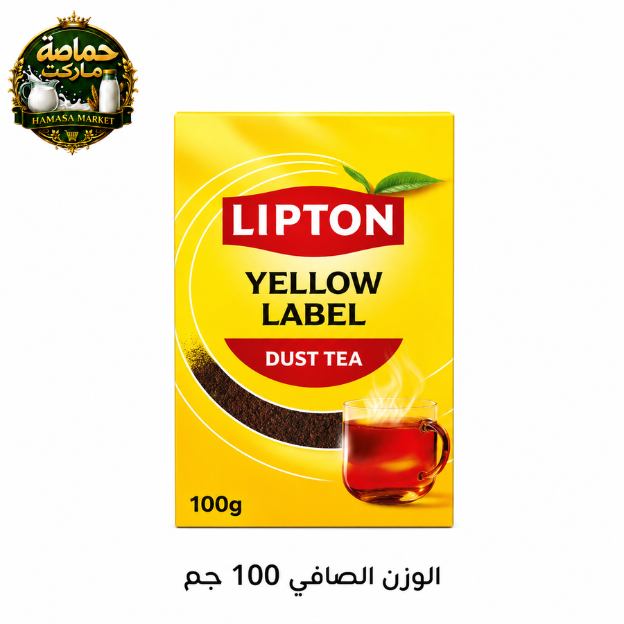 ليبتون شاي اسود ناعم 100جم