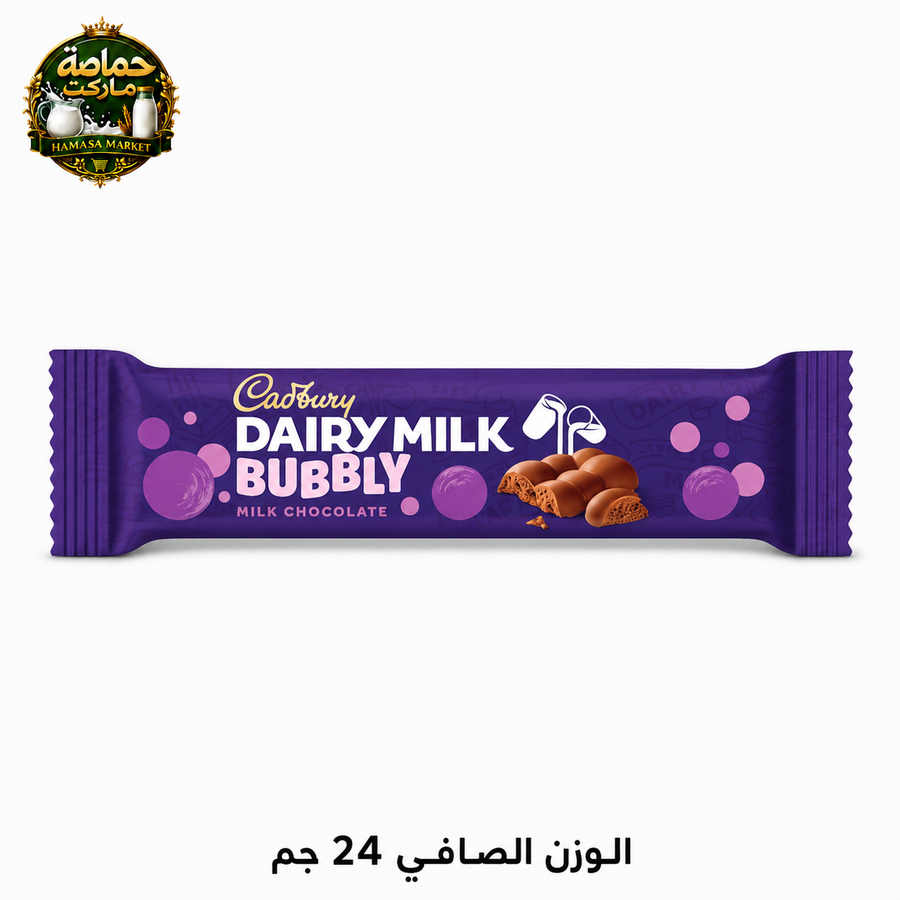 شوكولاتة بابلي بالحليب من كادبوري ديري ميلك 24 جم