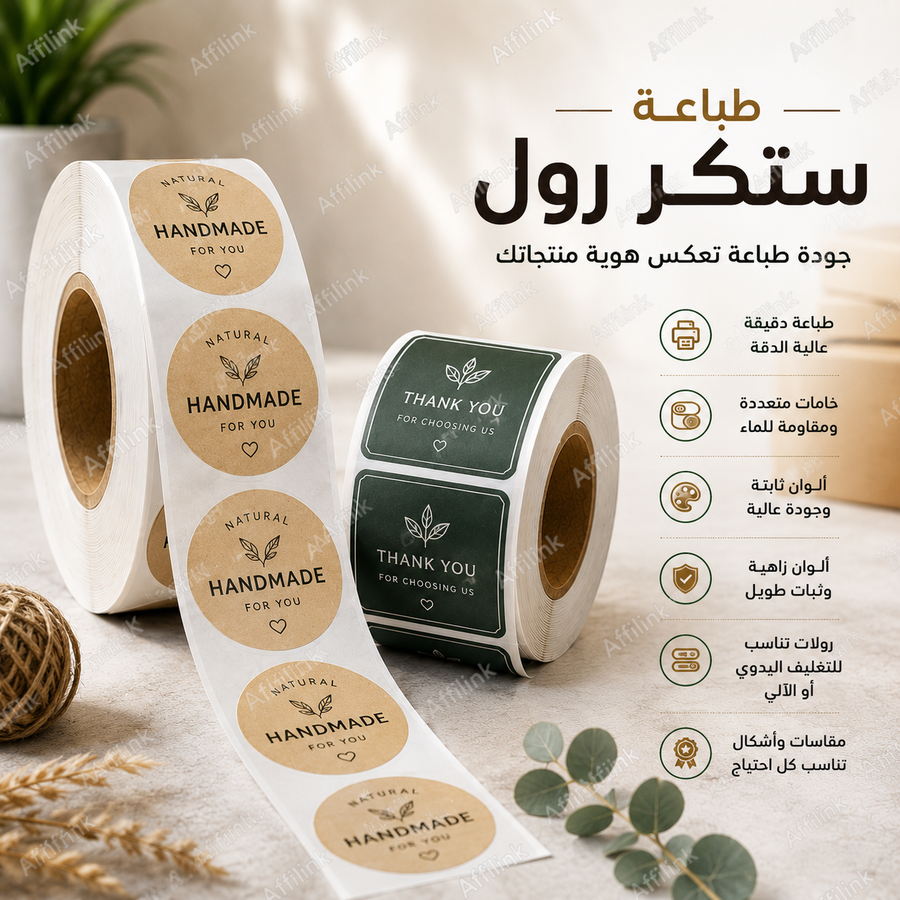 طباعة ستكر رول