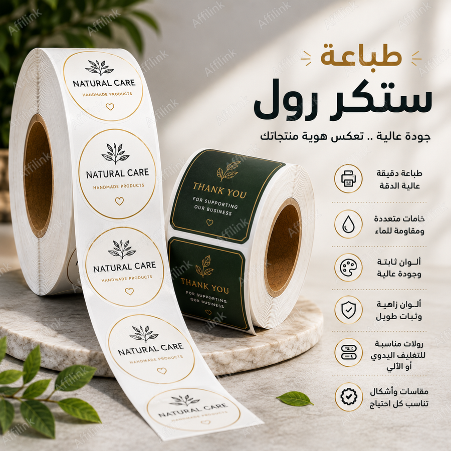 طباعة ستكر رول