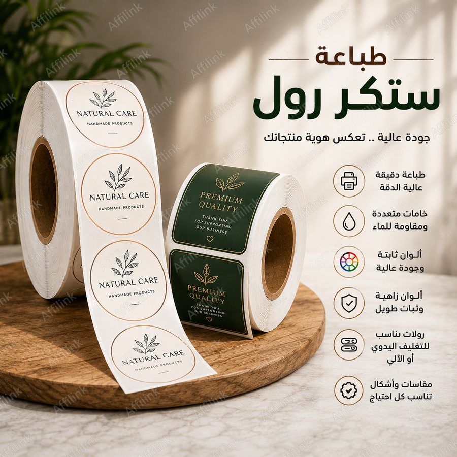طباعة ستكر رول