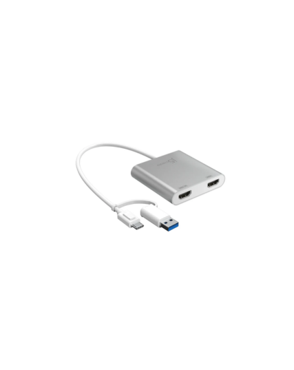 j5create JCA365 USB-C to Dual HDMI Multi-Monitor Adapter