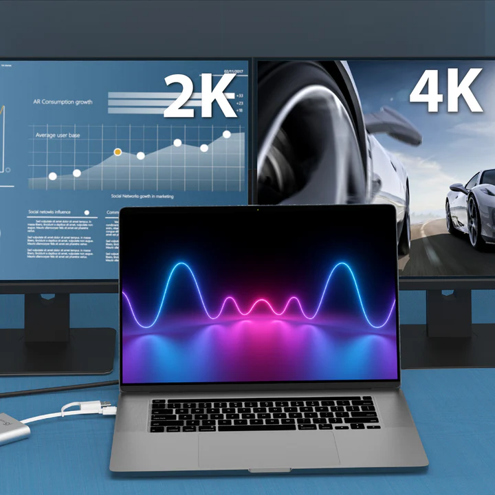 j5create JCA365 USB-C to Dual HDMI Multi-Monitor Adapter