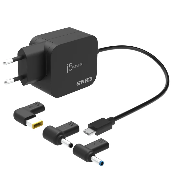 j5create JUP1565DCE3A 67W GaN USB-C PD Mini Charger