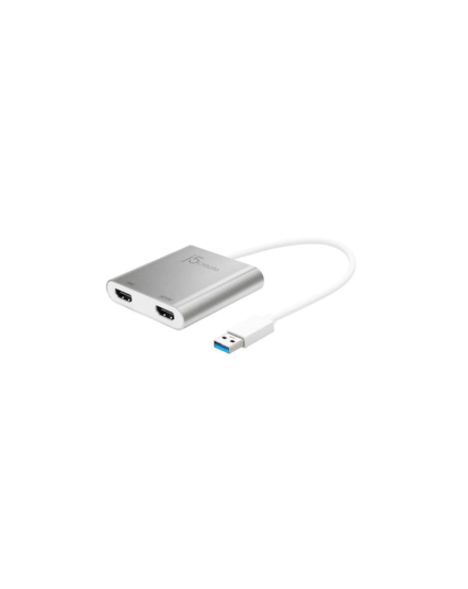 j5create JUA365 USB 3.0 to Dual HDMI Multi-Monitor Adapter