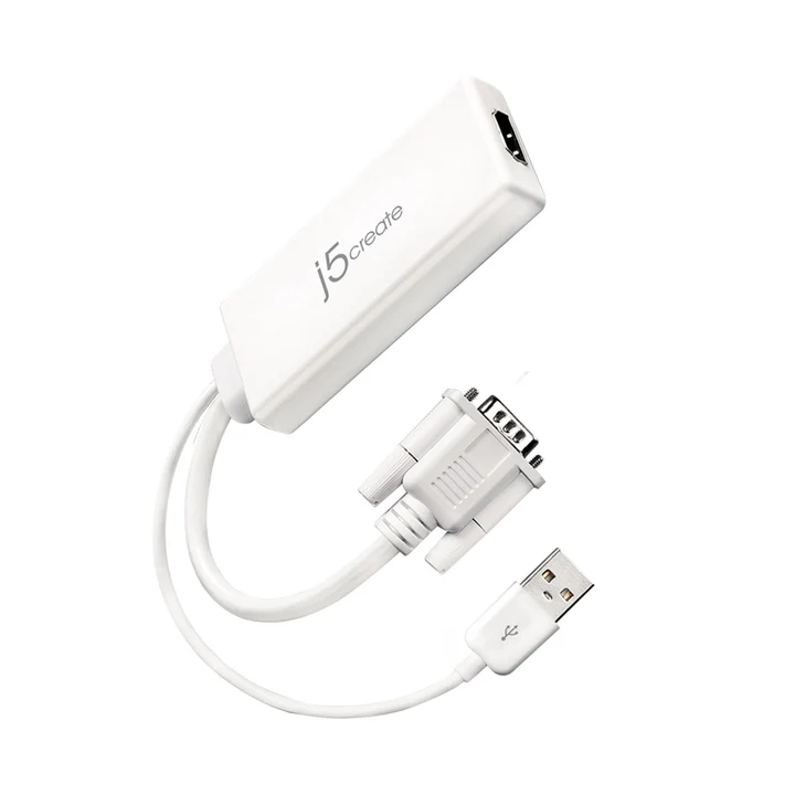 j5create JDA214 VGA to HDMI Video Audio Adapter