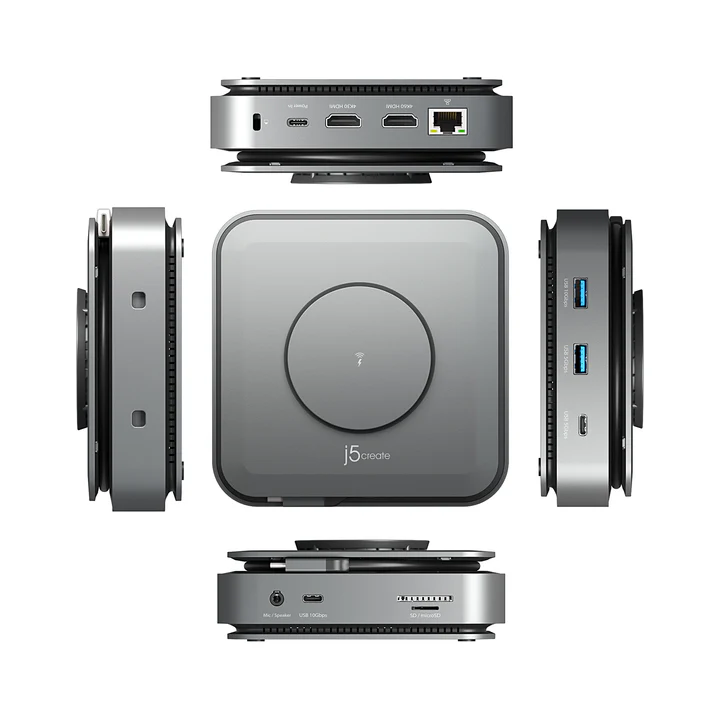 j5create JCD3199 USB-C Dock Dual 4K HDMI 140W PD 3.1 Docking Station