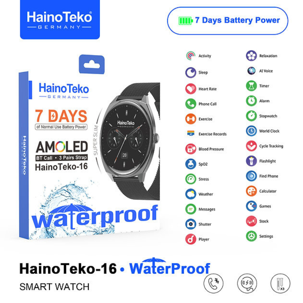 ساعة ذكية Haino Teko 16 Super Slim